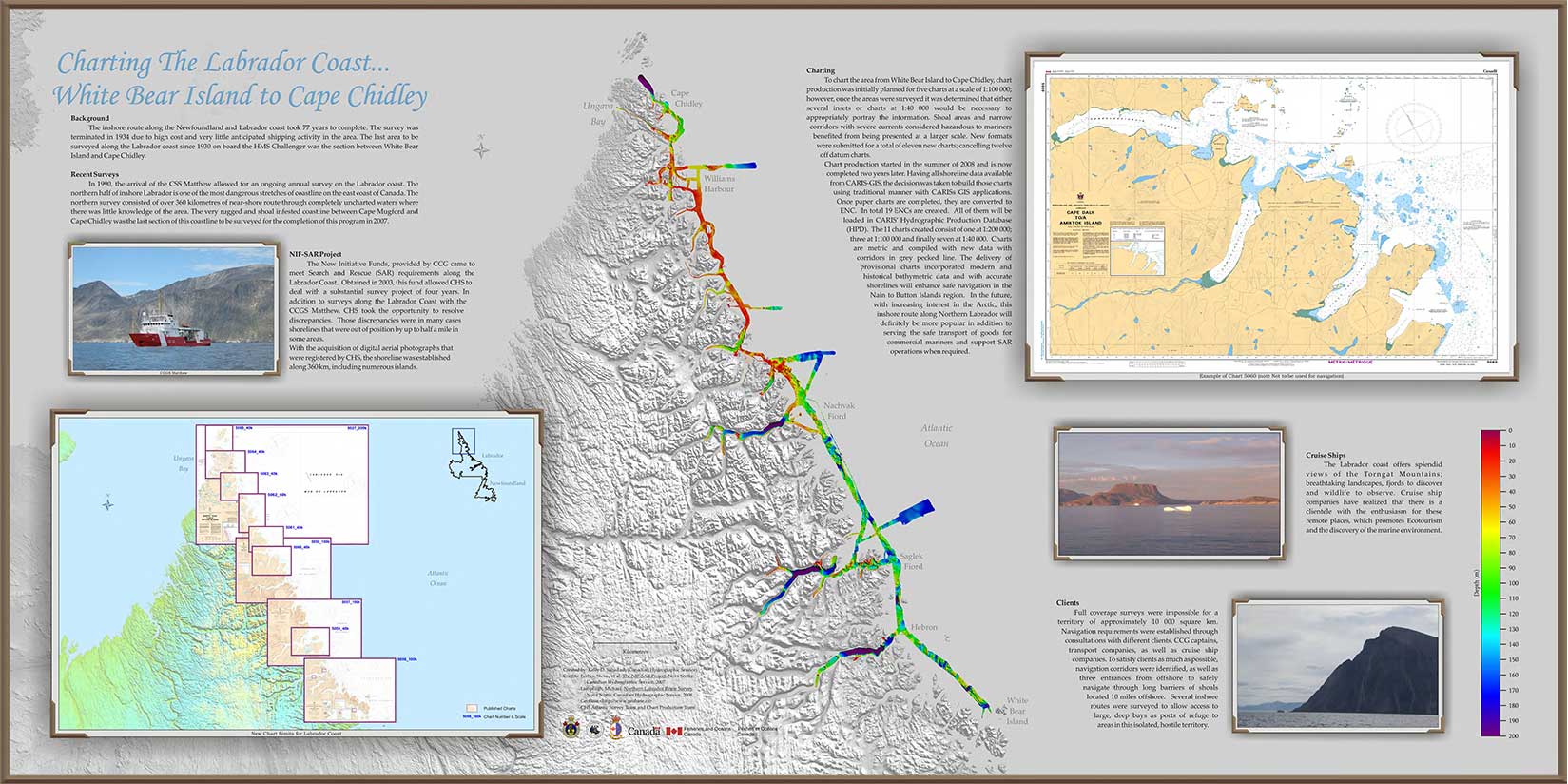 Infographic: Charting the Labrador Coast… White Bear Island to Cape Chidley