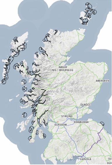 Map of Scotland’s Marine Management Areas.