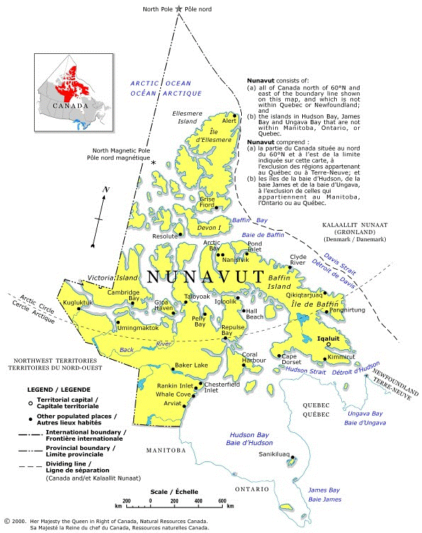 narwhal habitat map