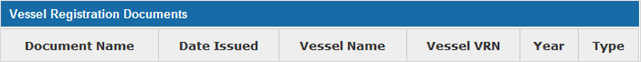 This is an image of the Vessel Registration Documents section