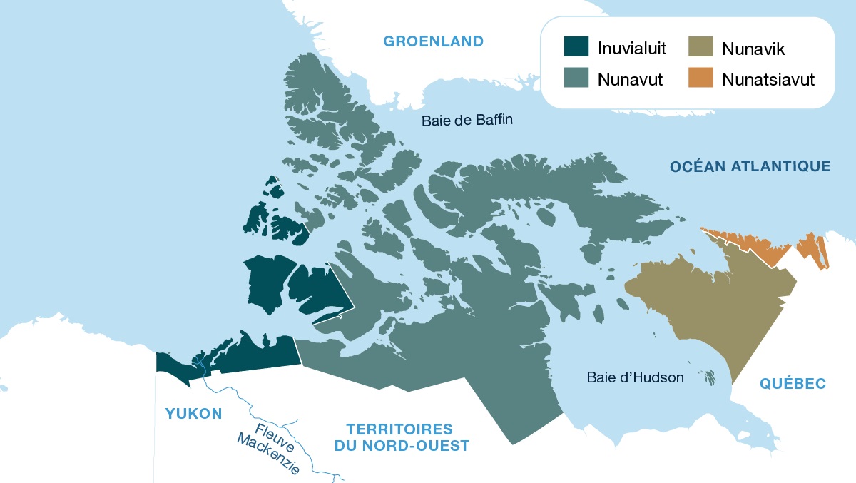 A map of Atlantic Canada's three bioregions.